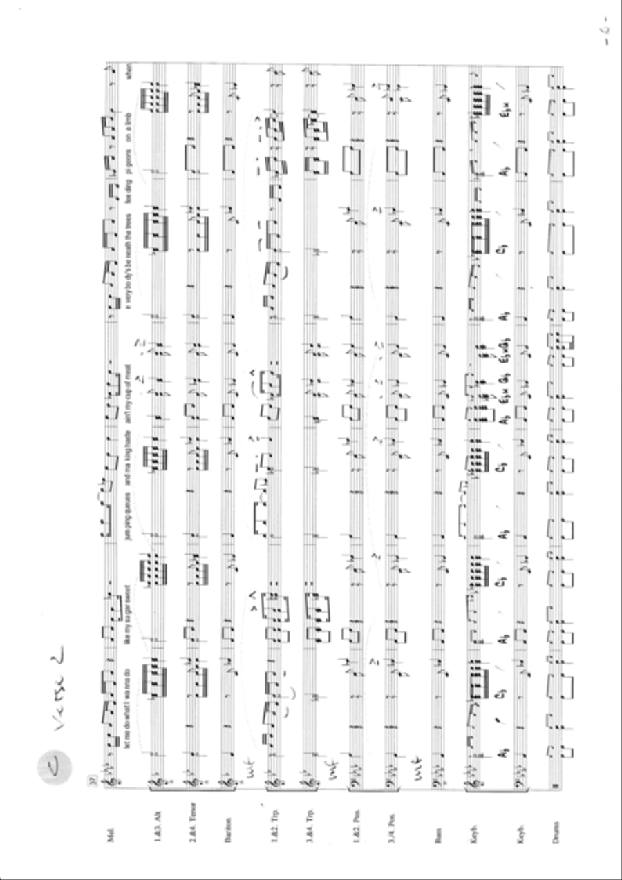 Quinn, The Eskimo (the Mighty Quinn) Tenor Saxophone scores gallery preview page 6