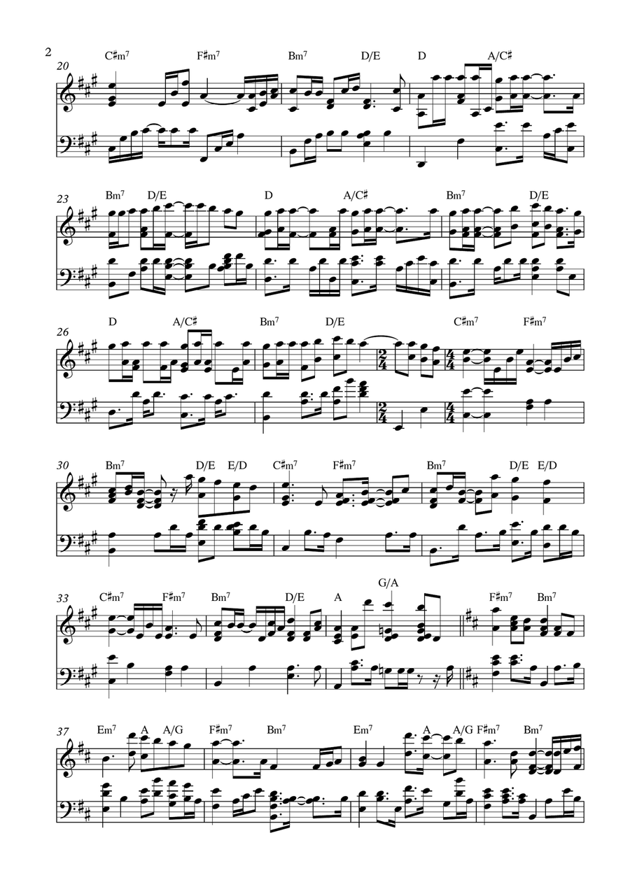 The Greatest Love Of All Easy Piano scores gallery preview page 2
