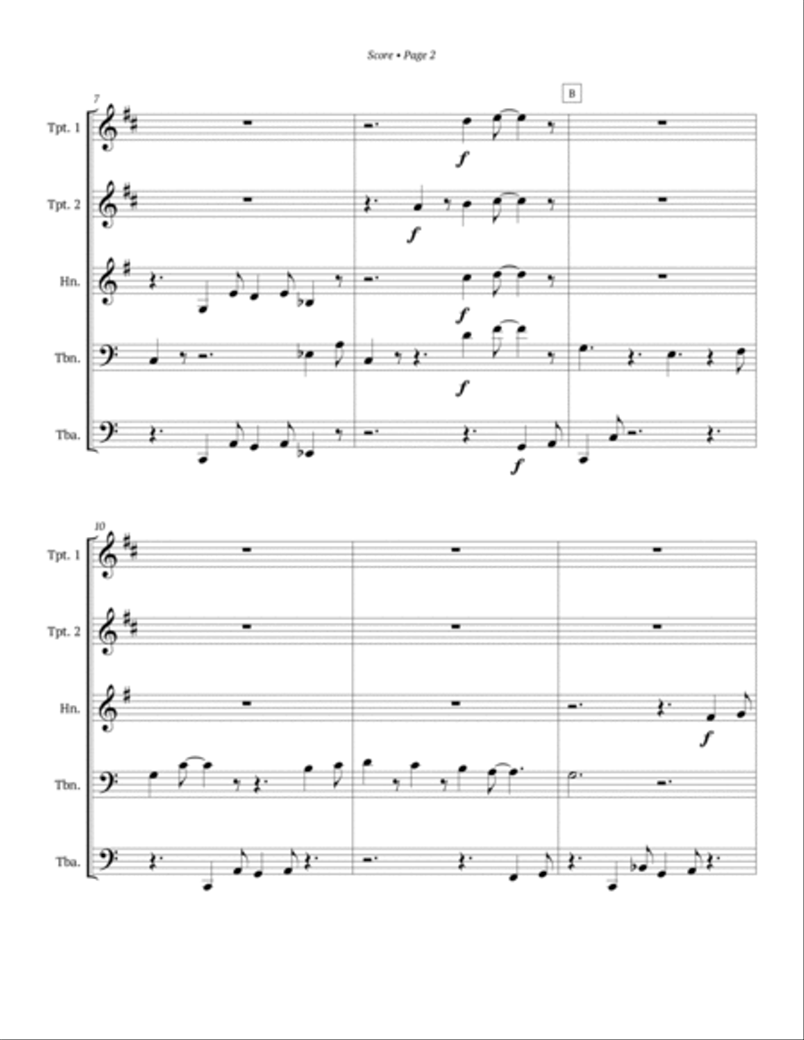 Frosty The Snowman (motion Picture) Horn scores gallery preview page 3