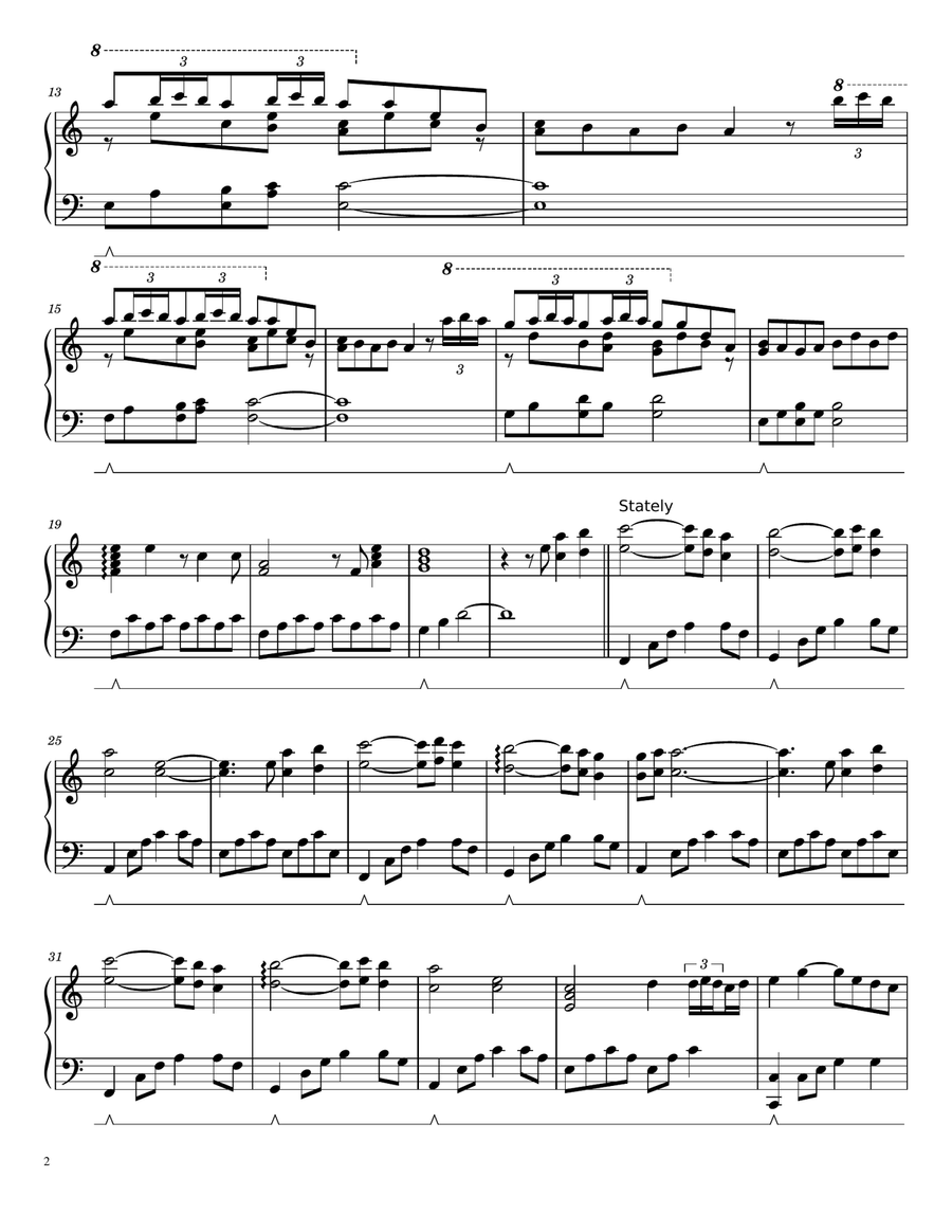 Butterfly Dance Butterfly Dance Piano Solo scores gallery preview page 2