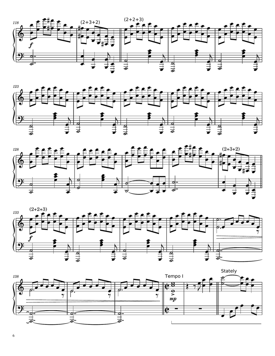 Butterfly Dance Butterfly Dance Piano Solo scores gallery preview page 6