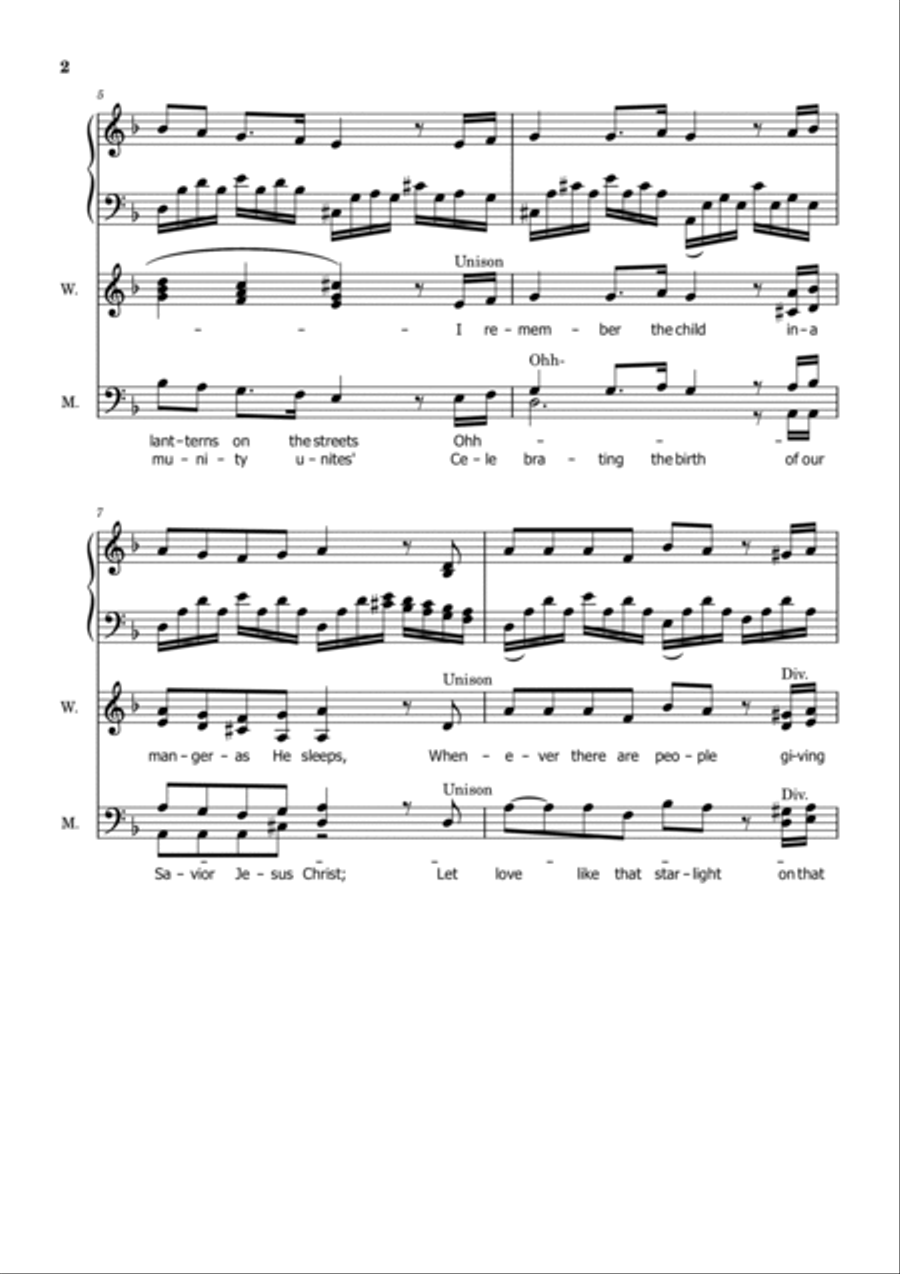 Christmas in our Hearts Choir scores gallery preview page 2