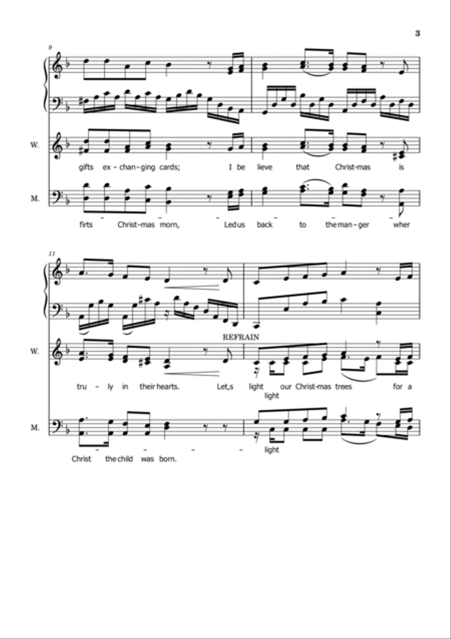 Christmas in our Hearts Choir scores gallery preview page 3
