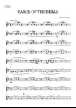 Carol of the Bells (Very Easy/Beginner) (for Violin) mini preview