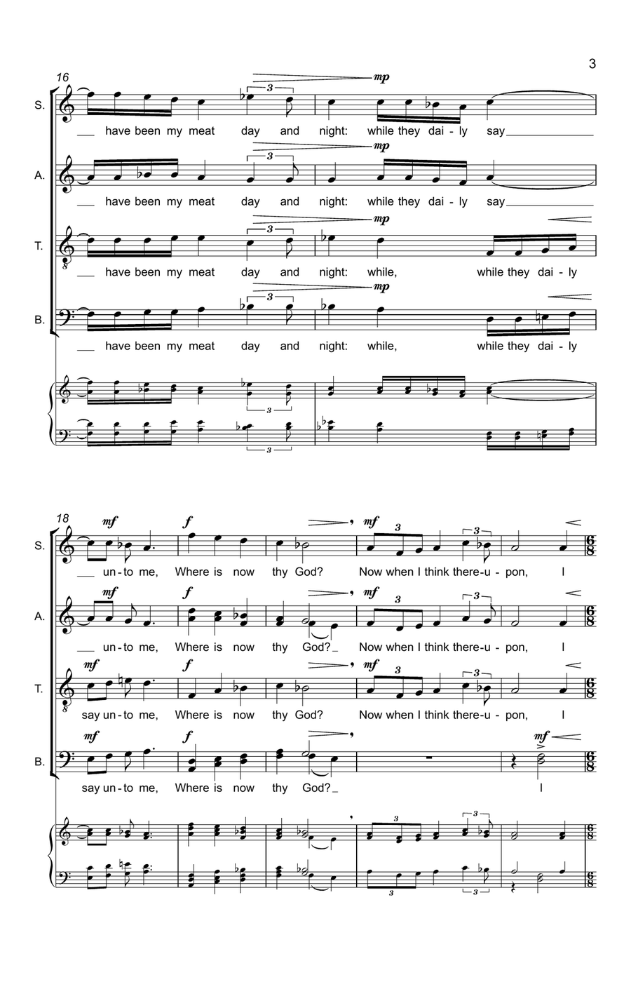 Like As The Hart Like As The Hart 4-Part scores gallery preview page 3
