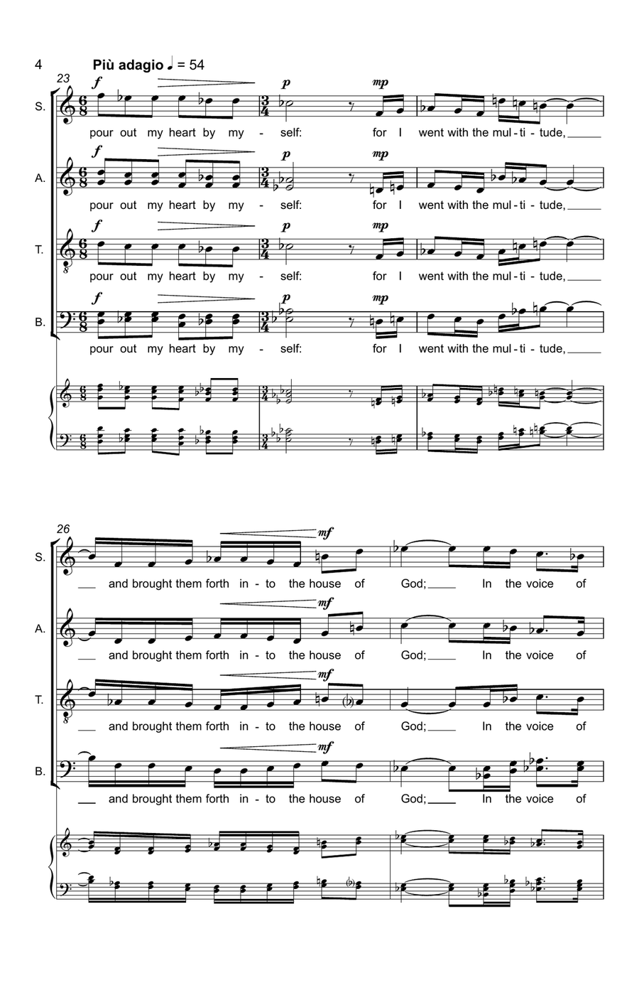 Like As The Hart Like As The Hart 4-Part scores gallery preview page 4