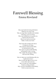 Farewell Blessing