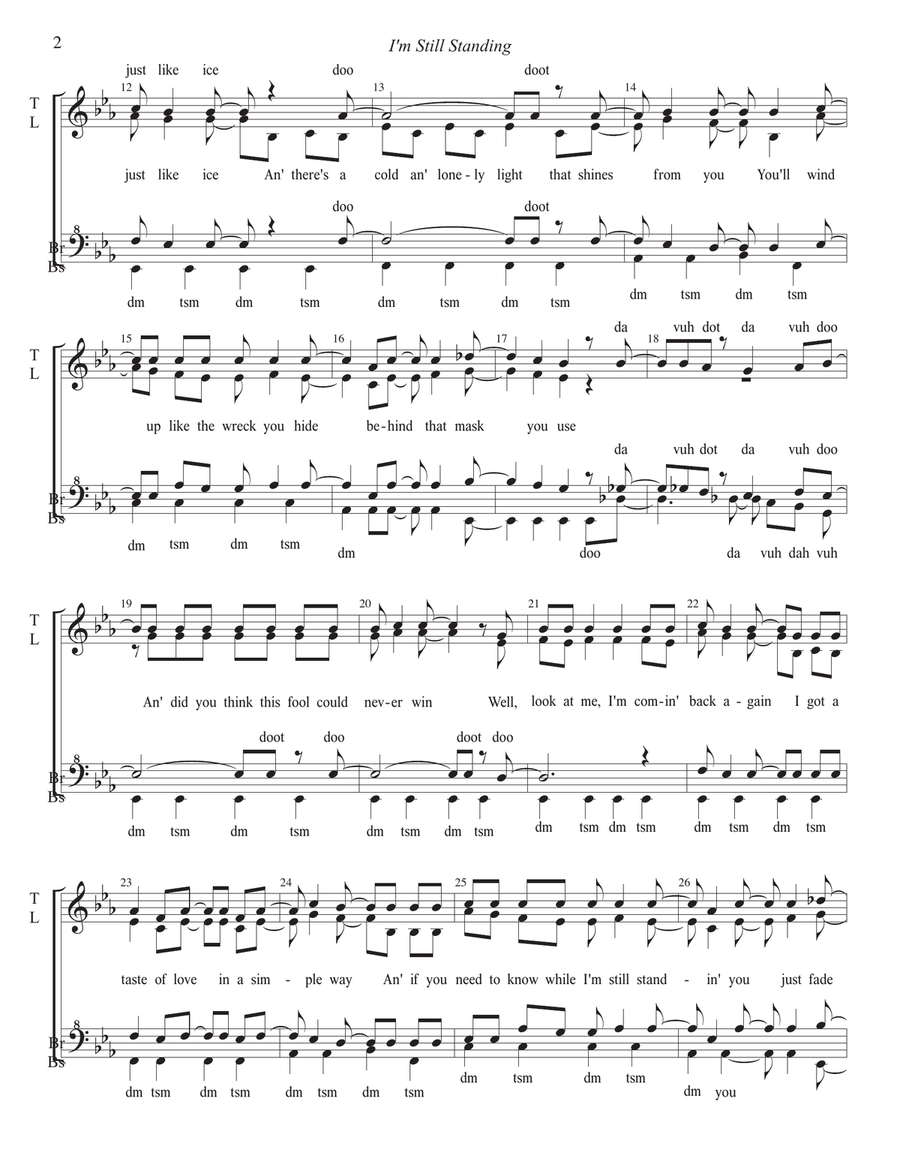 I'm Still Standing I'm Still Standing SSAA scores gallery preview page 2