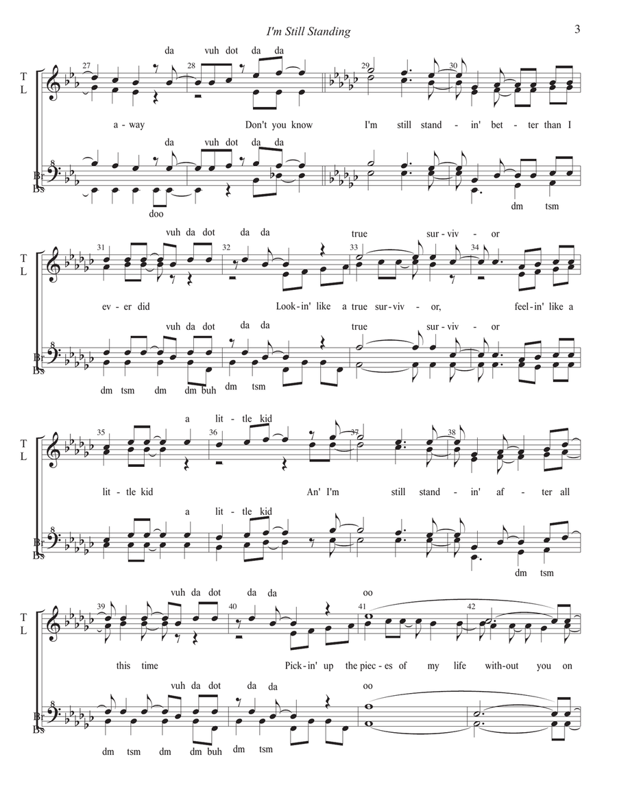 I'm Still Standing I'm Still Standing SSAA scores gallery preview page 3