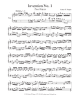 Invention No. 1 in A minor for two voices