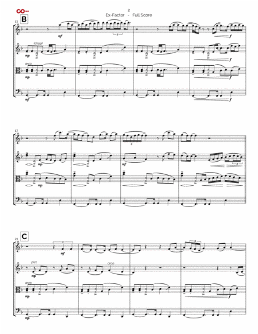 Ex-factor Cello scores gallery preview page 2