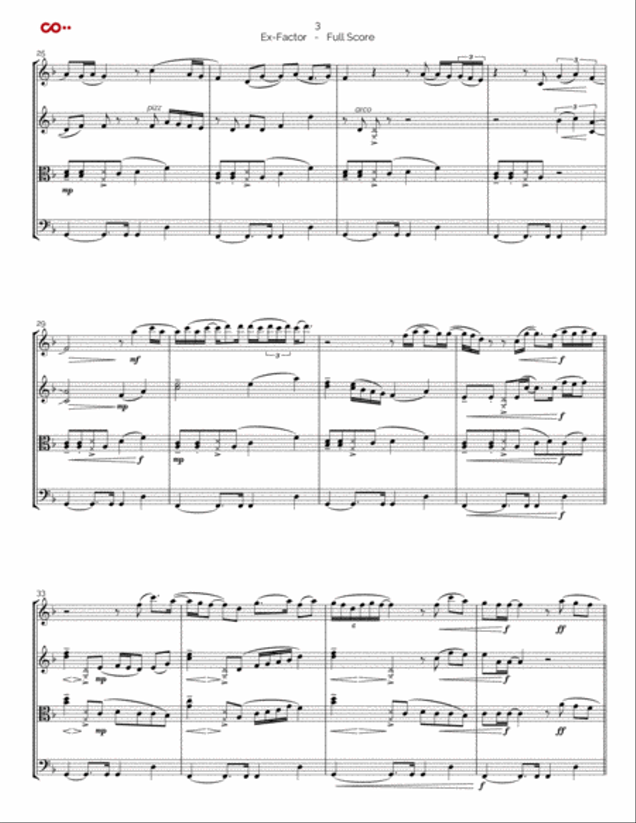 Ex-factor Cello scores gallery preview page 3