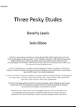 Three Pesky Etudes