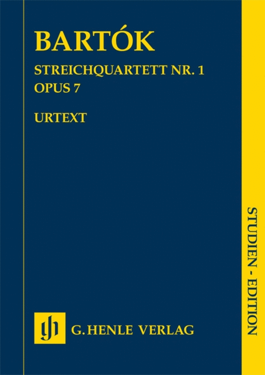 String Quartet No. 1 Op. 7 String Quartet scores gallery preview page 1