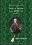 Sonata in Gm K.deest (AM2158)