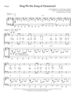 Sing We The Song Of Emmanuel