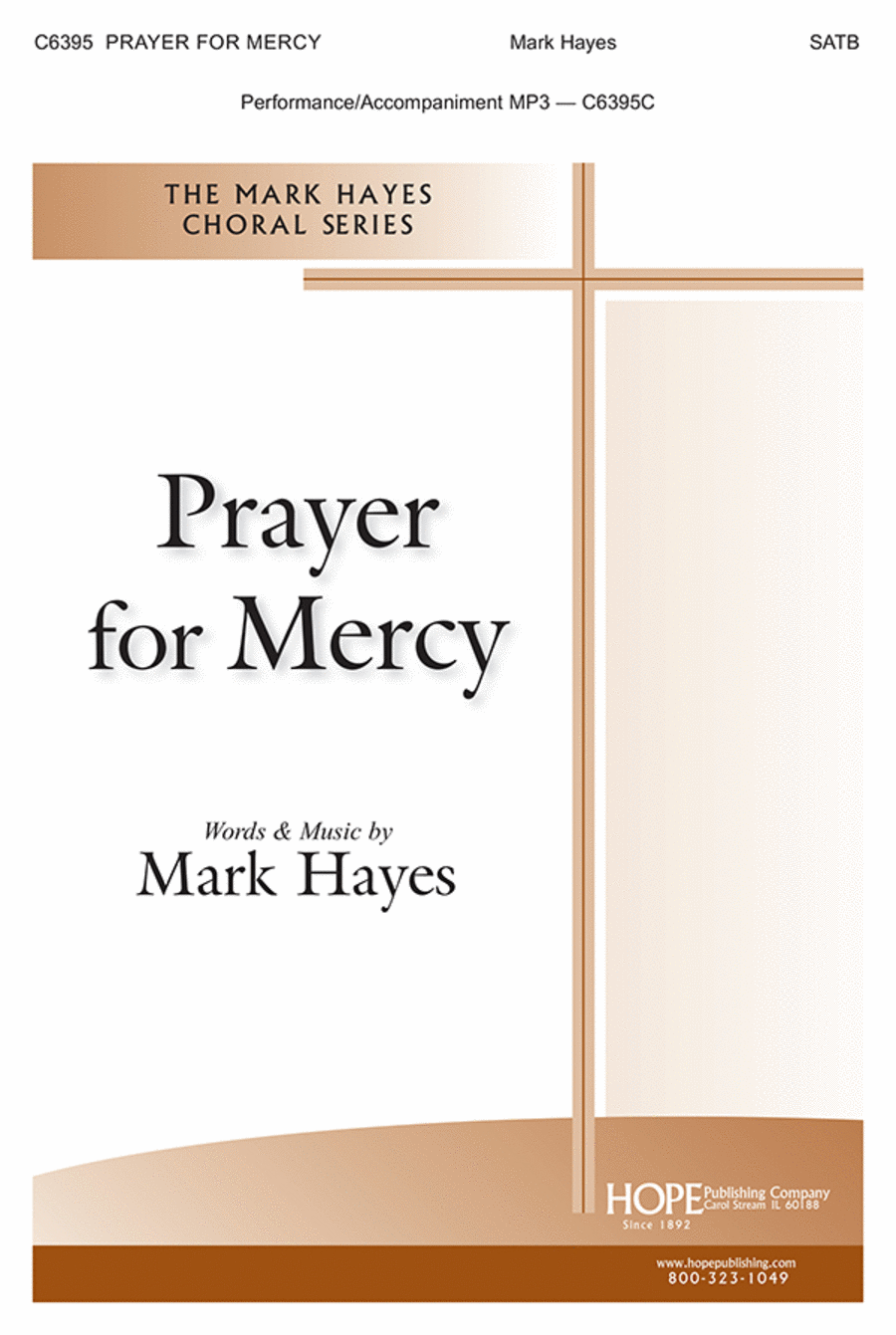 Prayer for Mercy Prayer for Mercy 4-Part scores gallery preview page 1