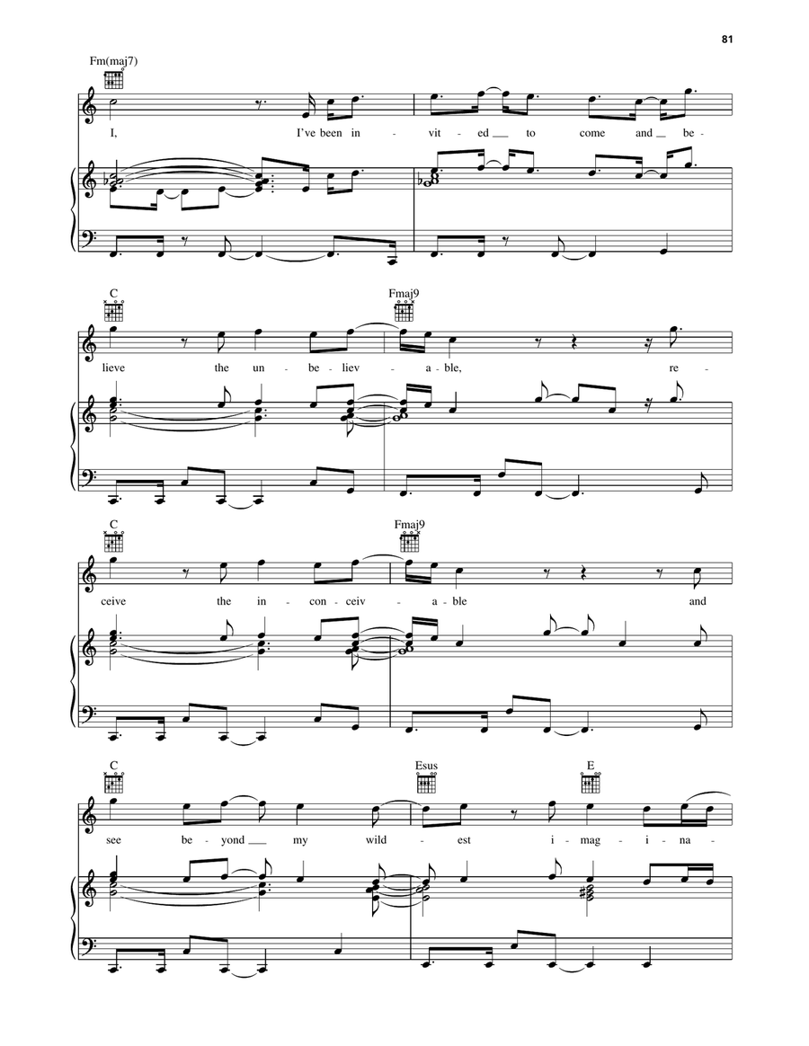 Great Expectations Great Expectations Piano, Vocal, Guitar scores gallery preview page 4