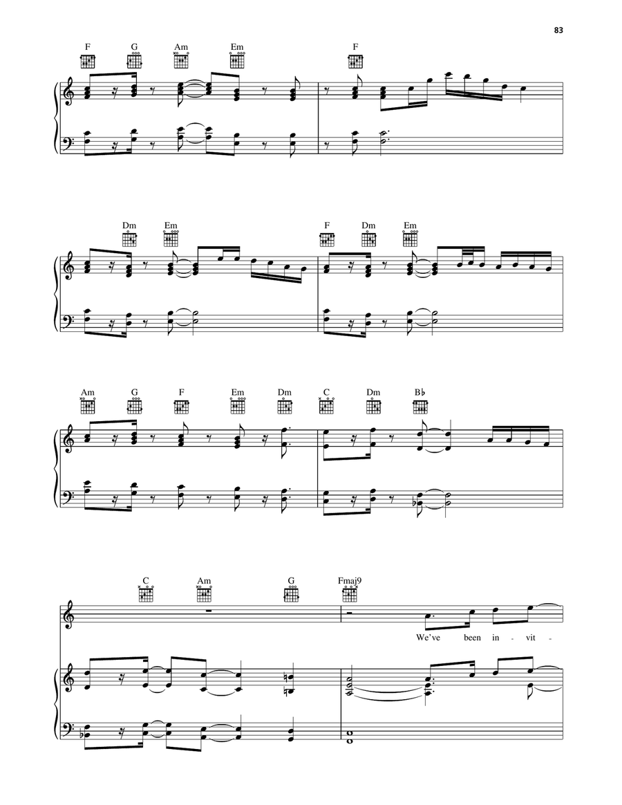 Great Expectations Great Expectations Piano, Vocal, Guitar scores gallery preview page 6