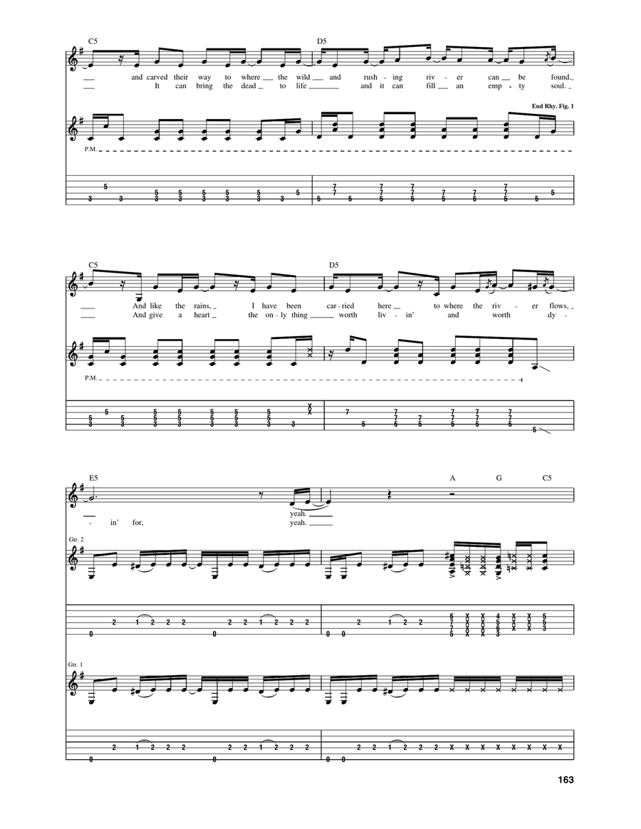 Dive Dive Guitar Tablature scores gallery preview page 2