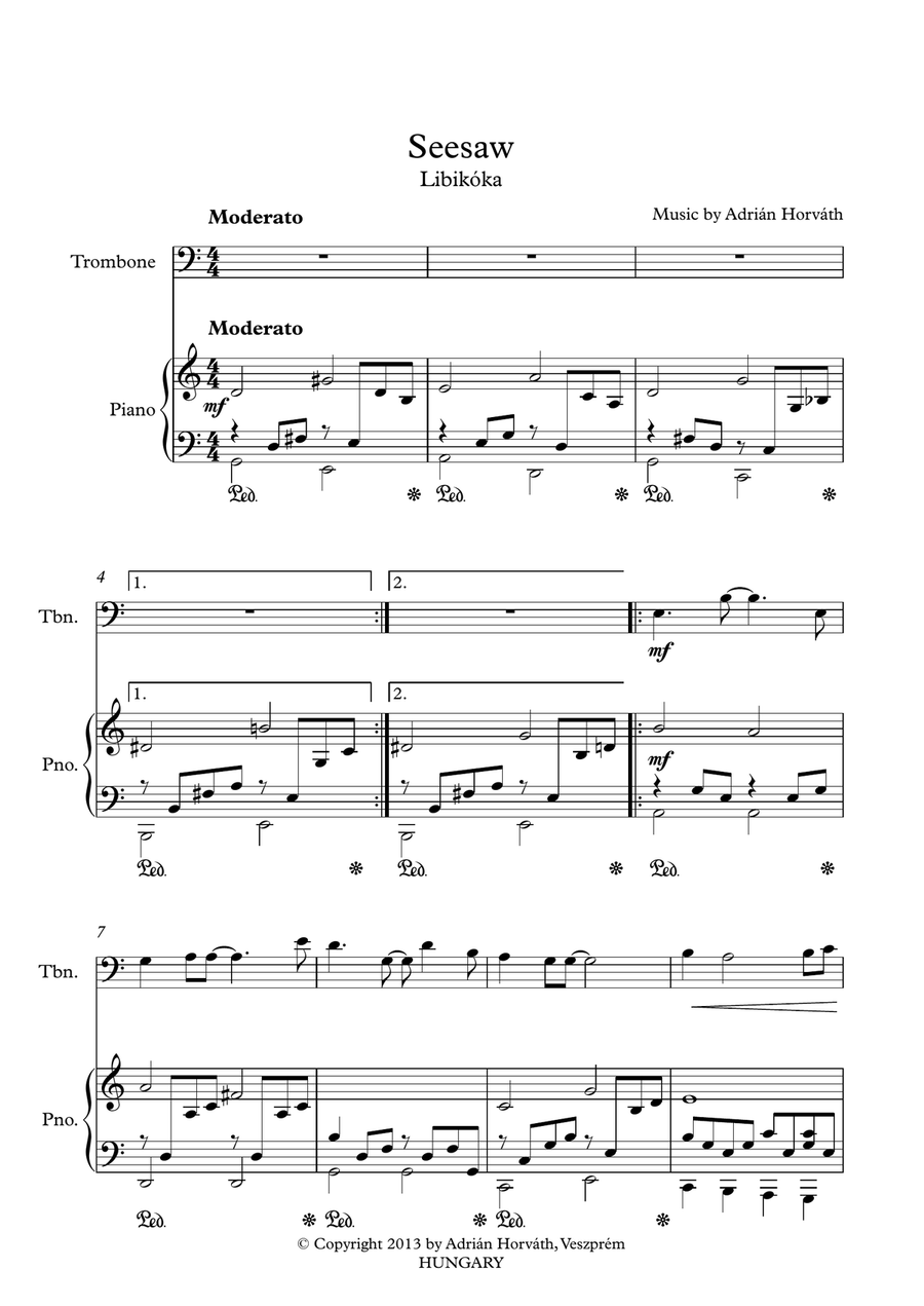 Seesaw Seesaw Piano scores gallery preview page 3