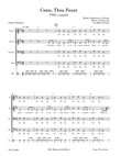 Come, Thou Fount - TTBB Ensemble