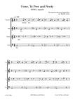 Come, Ye Poor and Needy - SATB Ensemble