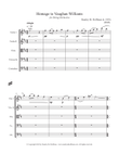 Homage to Vaughan Williams