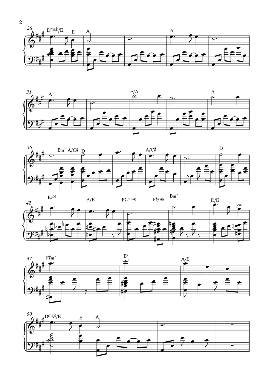 Silent Night Silent Night Piano, Vocal scores gallery preview page 2