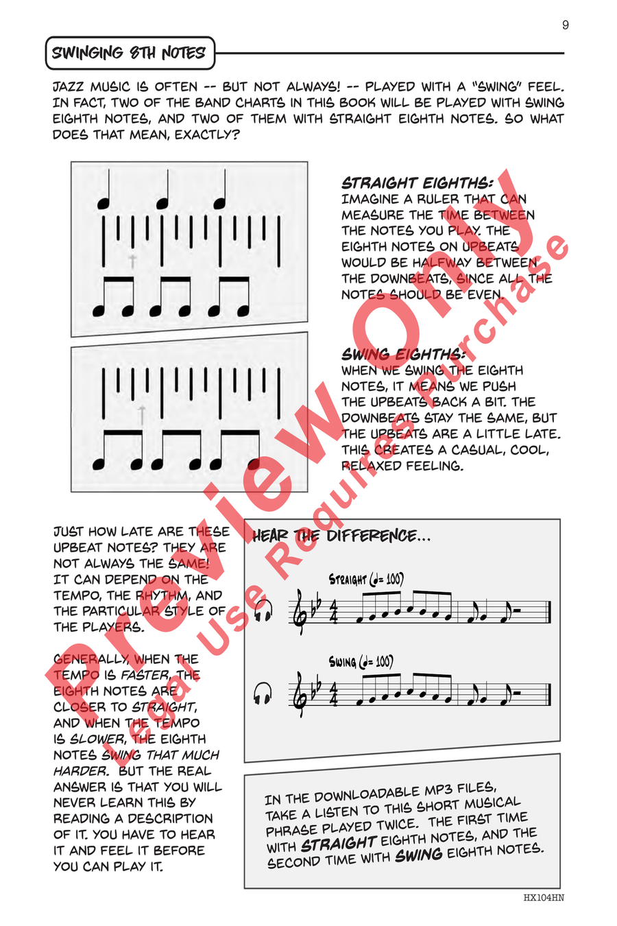 Play Jazz - Horn (A Beginner's Guide to Creating Great Solos) Jazz Ensemble scores gallery preview page 4
