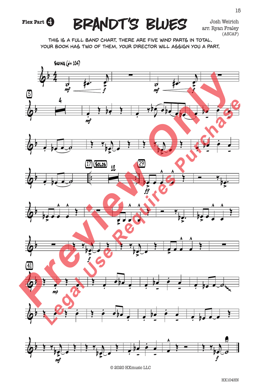 Play Jazz - Horn (A Beginner's Guide to Creating Great Solos) Jazz Ensemble scores gallery preview page 5
