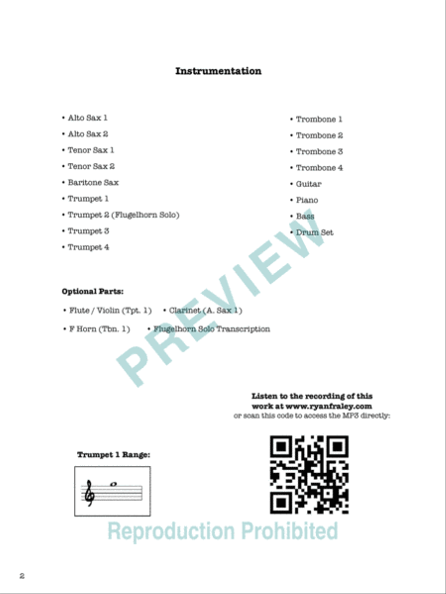 Picasso Picasso Jazz Ensemble scores gallery preview page 3
