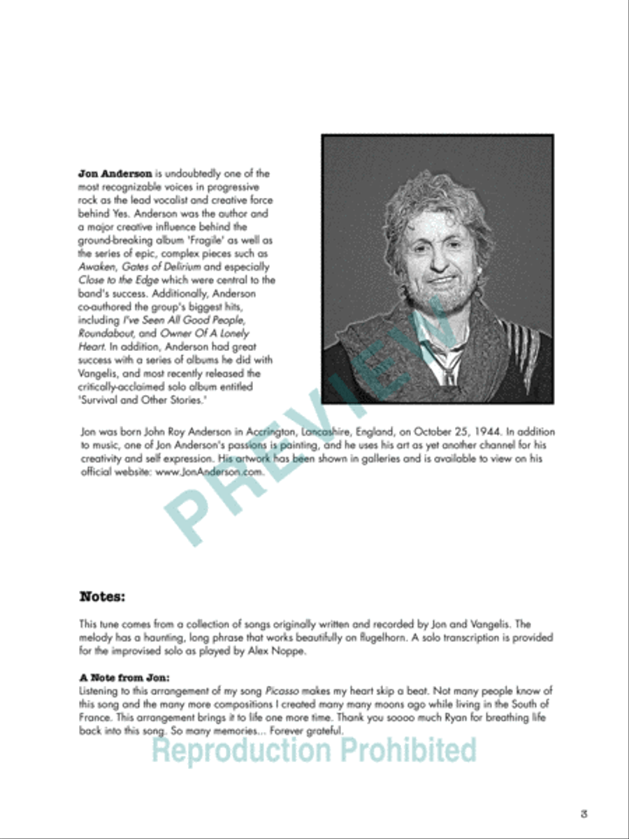 Picasso Picasso Jazz Ensemble scores gallery preview page 4