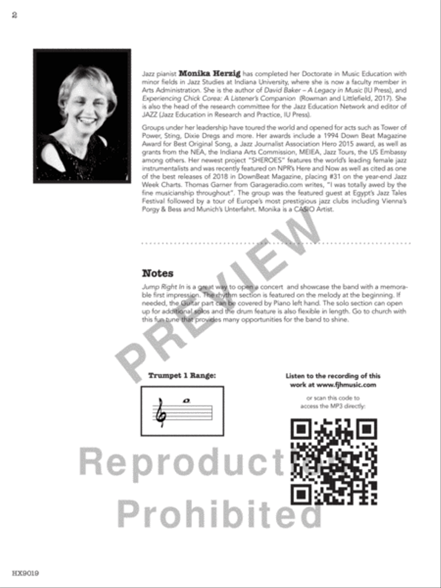 Jump Right In Jump Right In Jazz Ensemble scores gallery preview page 3