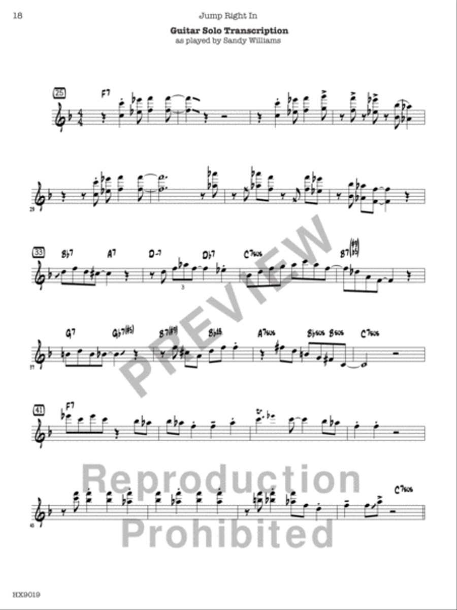 Jump Right In Jump Right In Jazz Ensemble scores gallery preview page 19