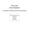 Prince Ali mini preview