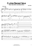 C Lydian Dominant Scale - Musical Ideas Using C Lydian Dominant Scale