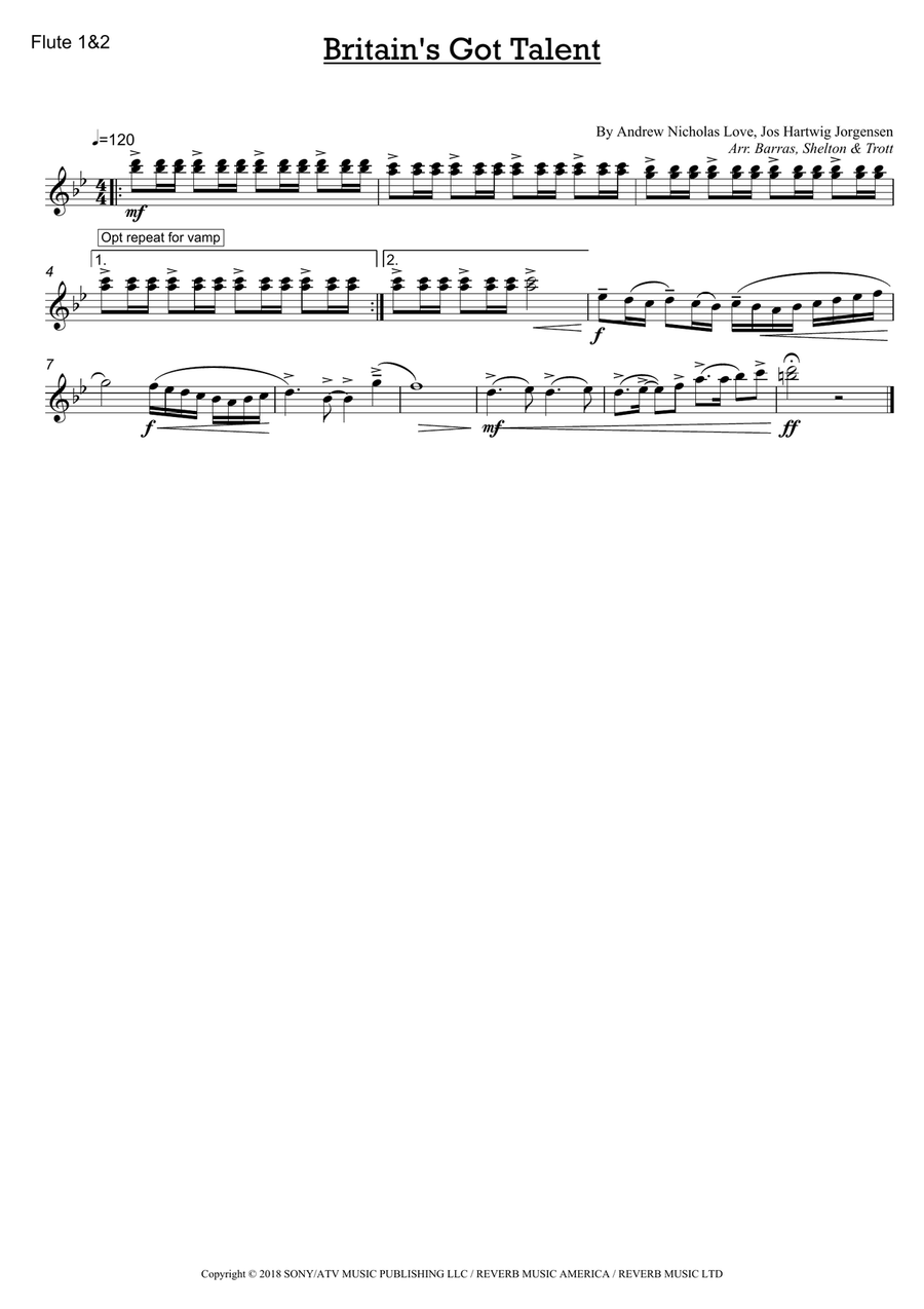 Britain's Got Talent Britain's Got Talent Full Orchestra scores gallery preview page 4