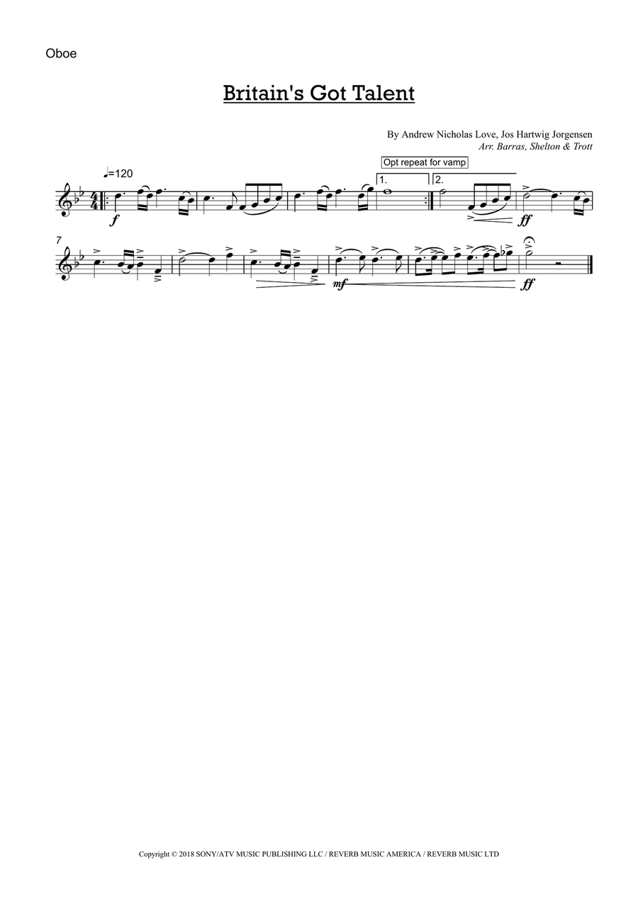 Britain's Got Talent Britain's Got Talent Full Orchestra scores gallery preview page 5