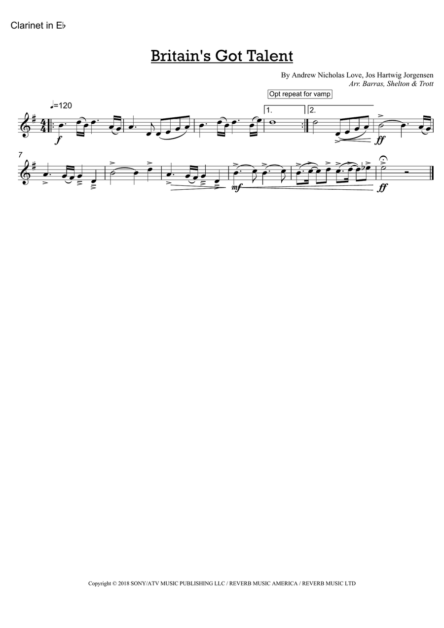 Britain's Got Talent Britain's Got Talent Full Orchestra scores gallery preview page 6