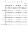 The Toy Dance under the Christmas Tree - Score Only
