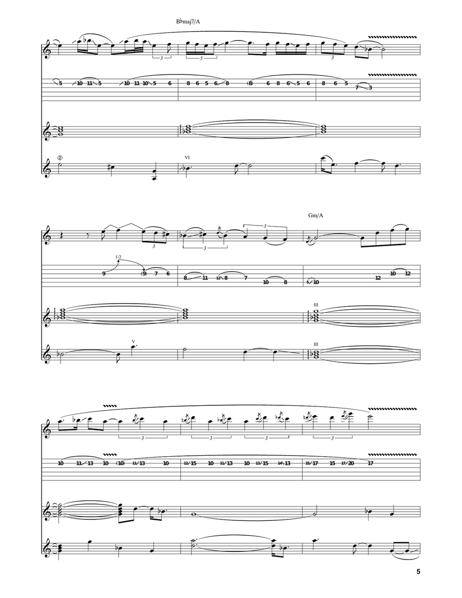 Knappsack Knappsack Guitar Tablature scores gallery preview page 5