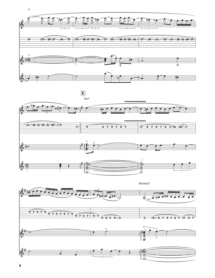 Knappsack Knappsack Guitar Tablature scores gallery preview page 6