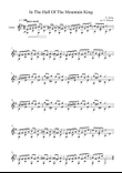 In The Hall Of The Mountain King - Edvard Grieg (Guitar)
