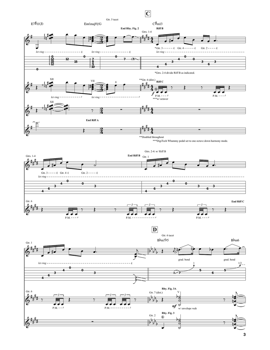 Little Pretty Little Pretty Guitar Tablature scores gallery preview page 3