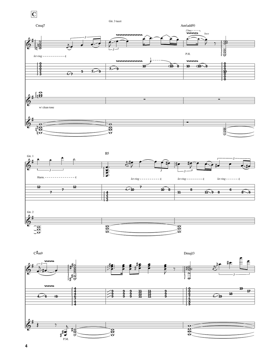 Zeus In Chains Zeus In Chains Guitar Tablature scores gallery preview page 4