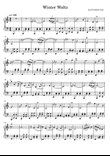 Winter Waltz (Piano)