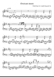 Overcast moon.Nocturne (Piano)