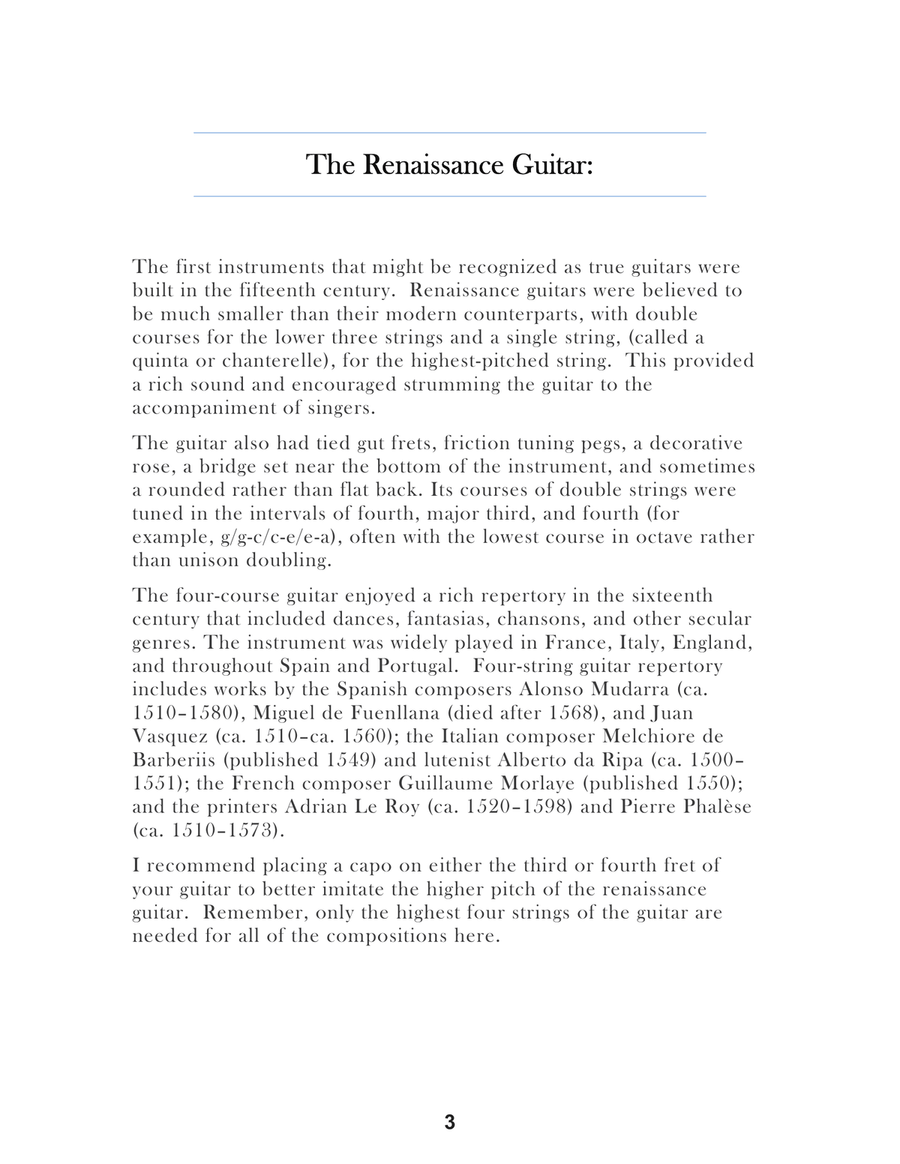 Guillaume Morlaye: Second Book of Tablature For Low G Ukulele Ukulele scores gallery preview page 5