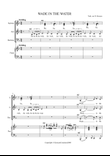Wade In The Water, for SAB Choir and Piano